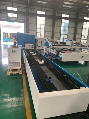 4KW CNC έκοψε τη μηχανή, τέμνουσα μηχανή 6000mm λέιζερ σωλήνων μετάλλων 1500 κλ