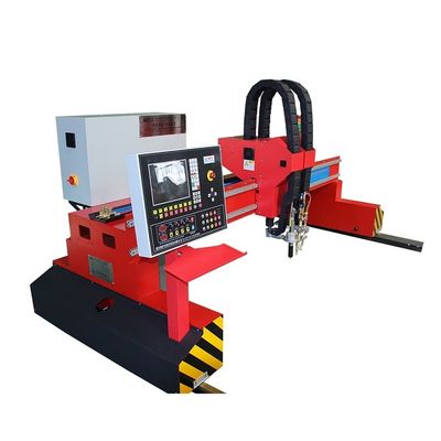 CNC ατσάλινων σκελετών πιάτων διπλός χάλυβας άνθρακα Drive τεμνουσών μηχανών φλογών πλάσματος 5000mm