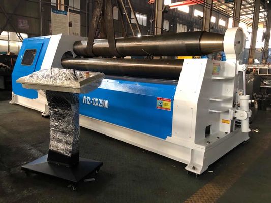 W12 CNC 4 κυλώντας μηχανή 3000mm 6mm πιάτων κυλίνδρων