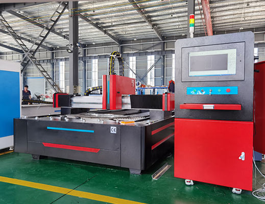 1000W CNC τέμνουσα μηχανή κόπτης 4000x2000mm λέιζερ ινών λέιζερ φύλλων μετάλλων 10 χιλ.