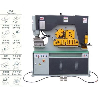 Υδραυλική Ironworker 120 τόνου μηχανή 80mm κτύπημα με Punching/κουράς τη μηχανή